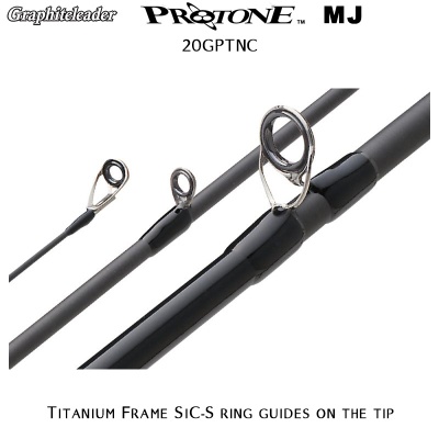Protone MJ 20GPTNC-642-1-MJ | Fuji SiC-S LKW guides in titanium frame on the tip