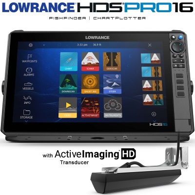 Lowrance HDS PRO 16 with Active Imaging HD 3-in-1 Transducer