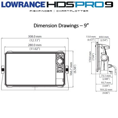 Lowrance HDS PRO 9 | No Transducer