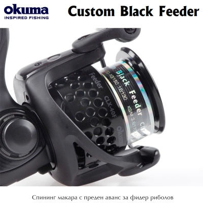 Okuma CUSTOM Black Feeder Reel