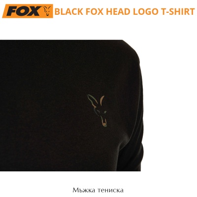 Fox Black Head Logo T-Shirt | Тениска