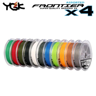 Special selection YGK Frontier X4 6х100m | Single color PE Line