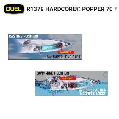 Duel Hardcore Popper 70F R1379 | Попер