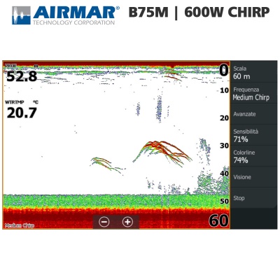 Airmar Б75М | CHIRP датчик 600W | Нет конектор
