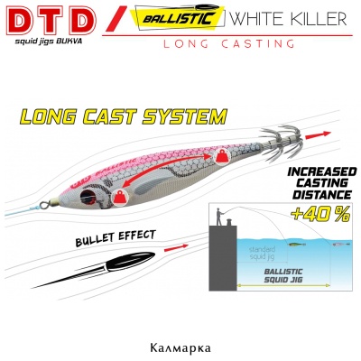 DTD Ballistic White Killer Bukva | Калмарка
