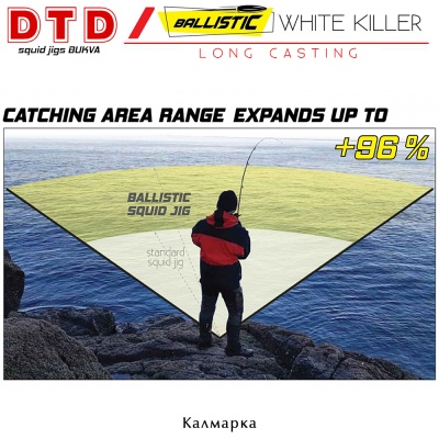 DTD Ballistic White Killer | Squid Jig Bukva
