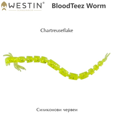 Westin BloodTeez Worm | Chartreuseflake