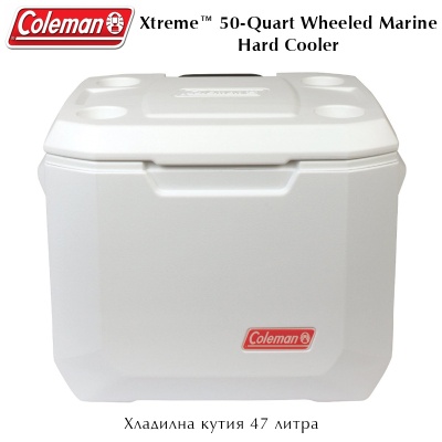 Coleman Xtreme™ Marine 50-Quart Wheeled Cooler