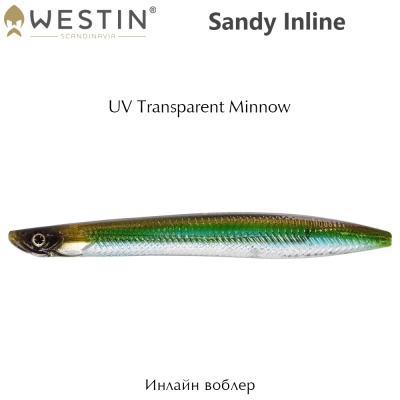 Westin Sandy Inline 10.5cm | UV Transparent Minnow