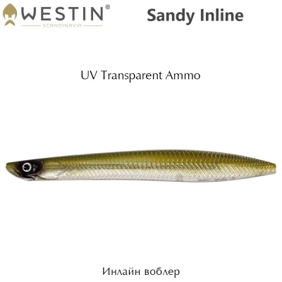 Westin Sandy Inline 10.5cm | UV Transparent Ammo