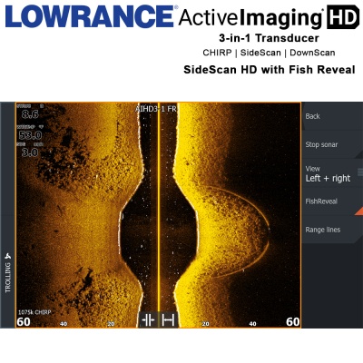 Lowrance Active Imaging HD 3-in-1 SideScan Fish Reveal Transducer