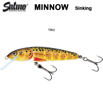 Salmo Minnow 5cm Sinking | TRO