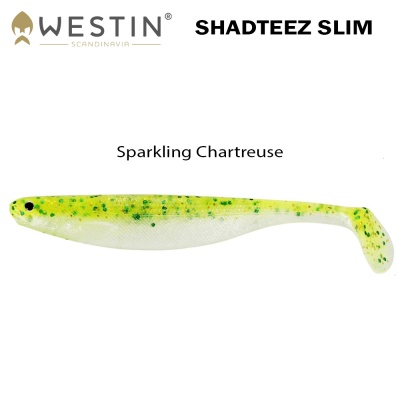 Westin Shad Teez Slim | Sparkling Chartreuse