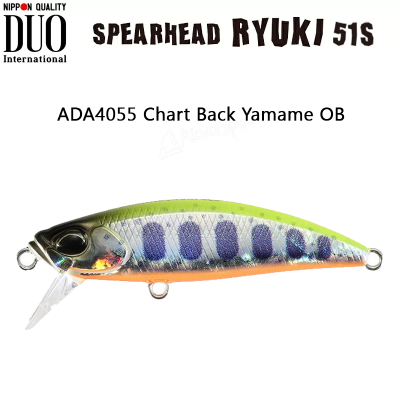 DUO Spearhead Ryuki | ADA4055 Chart Back Yamame OB