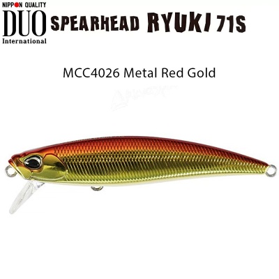 DUO Spearhead Ryuki | MCC4026 Metal Red Gold
