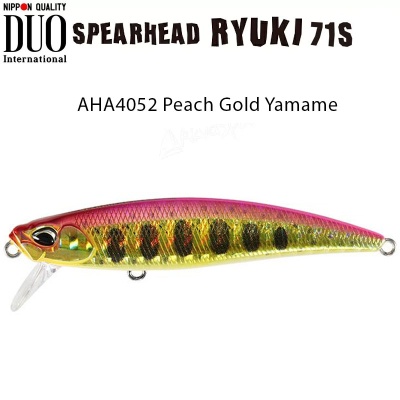 DUO Spearhead Ryuki | AHA4052 Peach Gold Yamame