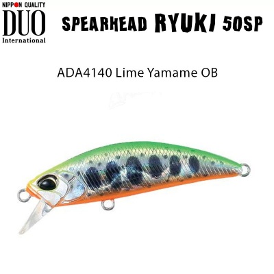 DUO Spearhead Ryuki 50SP | ADA4140 Lime Yamame OB