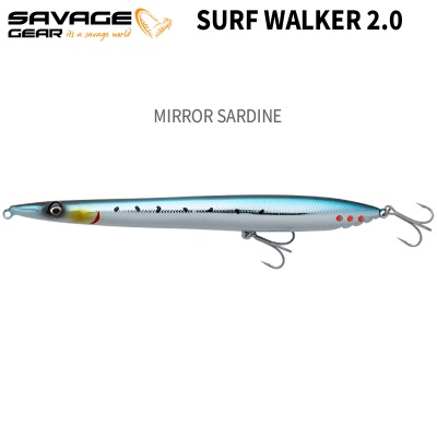 Savage Gear Surf Walker 2.0 | Mirror Sardine