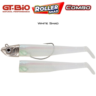 GT-Bio Roller Shad Combo | White Shad