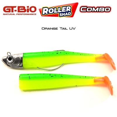 GT-Bio Roller Shad Combo | Orange Tail UV