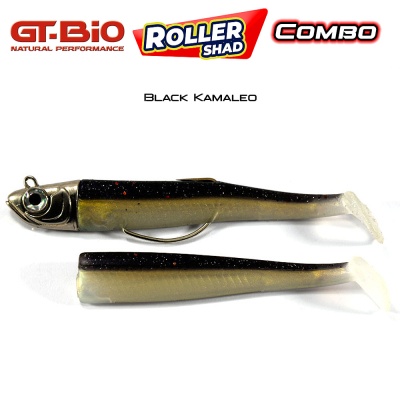 GT-Bio Roller Shad Combo | Black Kamaleo