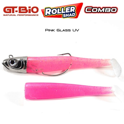 GT-Bio Roller Shad Combo | Pink Glass UV