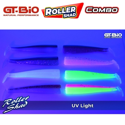 GT-Bio Roller Shad Combo | UV Light
