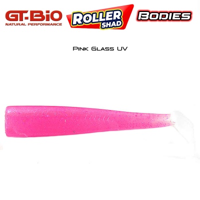 GT-Bio Roller Shad Bodies | Pink Glass UV