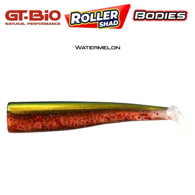 GT-Bio Roller Shad Bodies | Watermelon