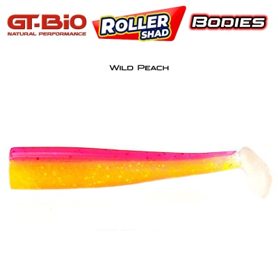 GT-Bio Roller Shad Bodies | Wild Peach
