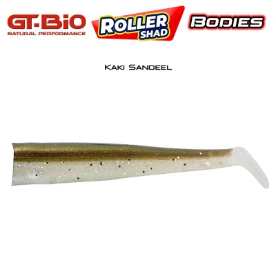 GT-Bio Roller Shad Bodies | Kaki Sandeel