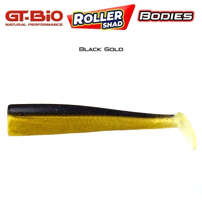 GT-Bio Roller Shad Bodies | Black Gold
