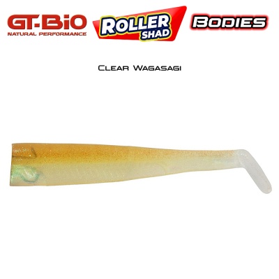 GT-Bio Roller Shad Bodies | Clear Wagasagi