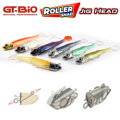 GT-Bio Roller Shad Jig Heads