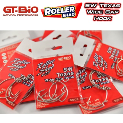 GT-Bio Roller Shad SW Texas Wide Gap Hooks