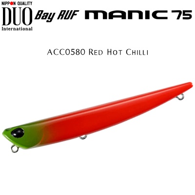 DUO Bay Ruf Manic 75 | ACC0580 Red Hot Chilli