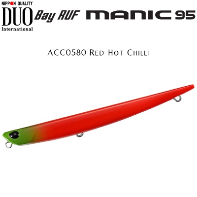 DUO Bay Ruf Manic 95 | ACC0580 Red Hot Chilli
