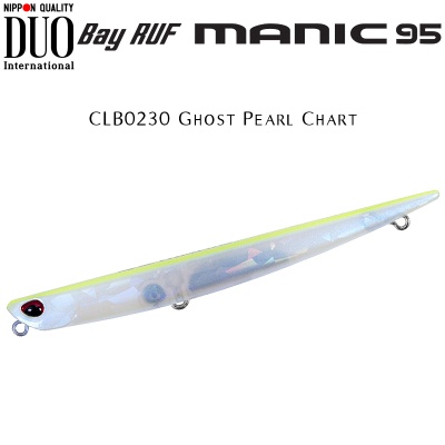 DUO Bay Ruf Manic 95 | CLB0230 Ghost Pearl Chart