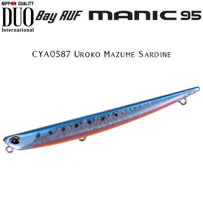 DUO Bay Ruf Manic 95 | CYA0587 Uroko Mazume Sardine