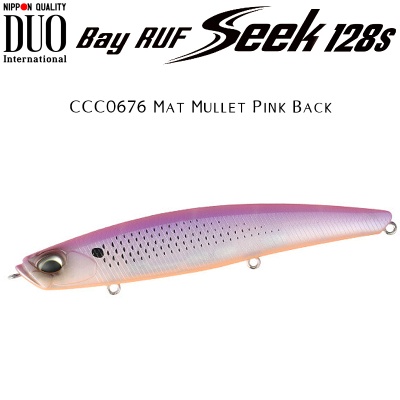 DUO Bay Ruf Seek 128S | CCC0676 Mat Mullet Pink Back