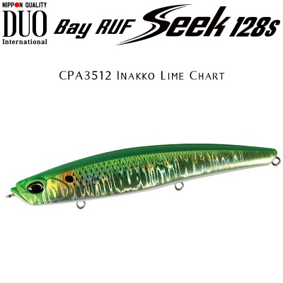 DUO Bay Ruf Seek 128S | CPA3512 Inakko Lime Chart