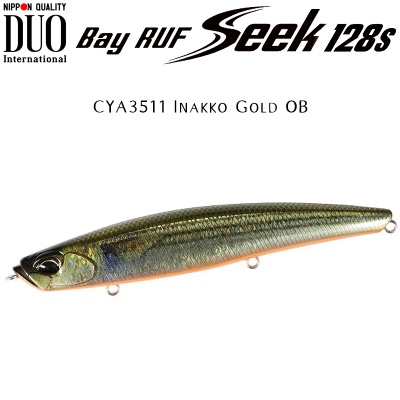 DUO Bay Ruf Seek 128S | CYA3511 Inakko Gold OB