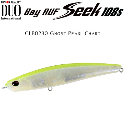 DUO Bay Ruf Seek 108S | CLB0230 Ghost Pearl Chart