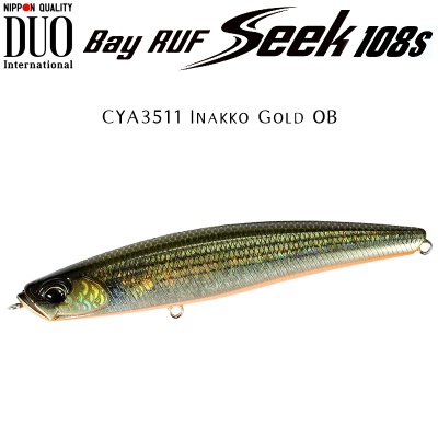 DUO Bay Ruf Seek 108S | CYA3511 Inakko Gold OB