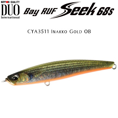 DUO Bay Ruf Seek 68S | CYA3511 Inakko Gold OB