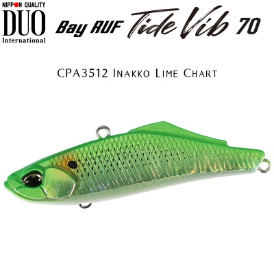 DUO Bay Ruf Tide Vib 70 | CPA3512 Inakko Lime Chart