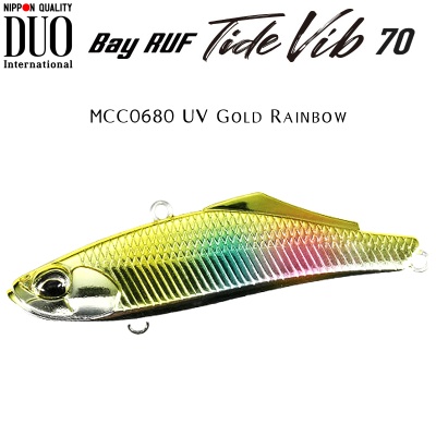 DUO Bay Ruf Tide Vib 70 | MCC0680 UV Gold Rainbow