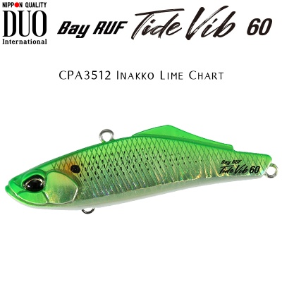 DUO Bay Ruf Tide Vib 60 | CPA3512 Inakko Lime Chart