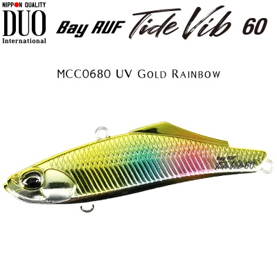 DUO Bay Ruf Tide Vib 60 | MCC0680 UV Gold Rainbow
