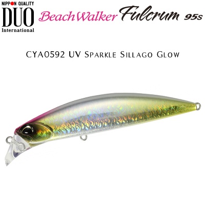 DUO Beach Walker Fulcrum 95S | CYA0592 UV Sparkle Sillago Glow